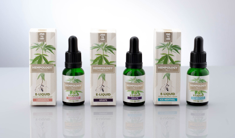 Landed Creative Agency Project, CBD liquid Packaging design.
