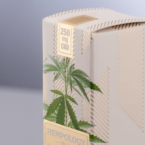Landed Creative Agency Project, CBD Packaging design close