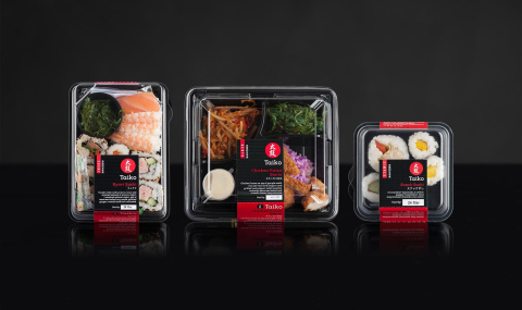 Taiko sushi packaging design 1