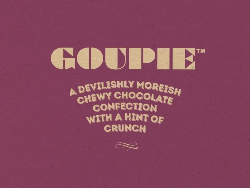 Packaging design Slogan for Groupie chocolate brand